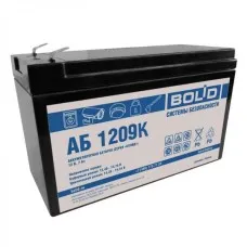 АБ 1209К. Аккумулятор стационарный свинцово-кислотный с регулирующим клапаном. Болид