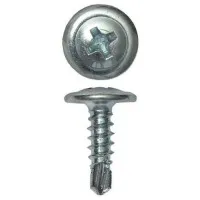 Саморез с пресс-шайбой 4.2х25 со сверлом (200 шт) (CM274025). Саморез с пресс-шайбой. ДКС