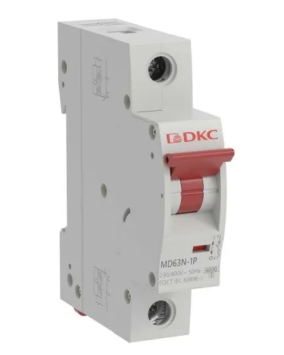 YON max MD63N 1P 63А 6кА C (MD63N-1PC63). Автоматический выключатель. ДКС в Ижевске