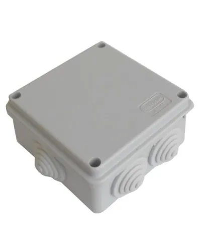 Коробка JBS100 100х100х55, 6 вых., IP55, серая (44007). Коробка монтажная. Экопласт в Ижевске