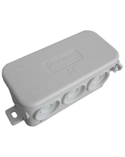 Коробка JBL090 90х42х40, 10 вых., IP55, серая (44055). Коробка монтажная. Экопласт в Ижевске