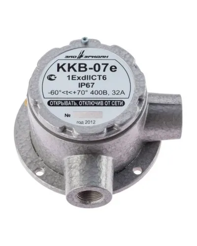 ККВ-07е-Ех-А-Р1-У-БК1, ШТ1/2+ШТ1/2. Коробка коммутационная взрывозащищенная угловая. Эридан в Ижевске