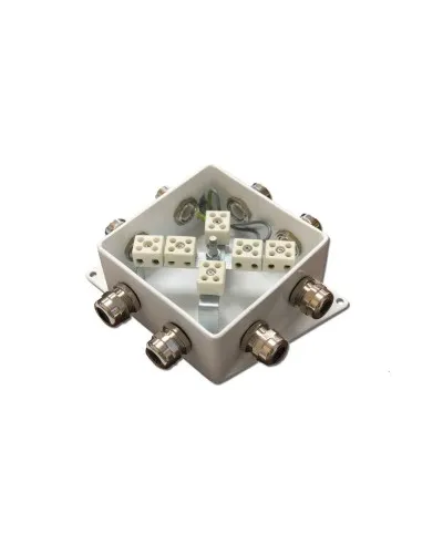 КМ-О (12к*6,0)-IP66-120х120, шесть вводов: Коробка монтажная огнестойкая в Ижевске