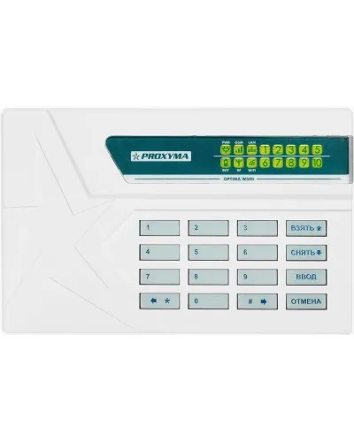W500RL+ Optima. Объектовый прибор с встроенными GSM, РПП Ладога-РК/Ладога-РК+, и проводными шлейфами. Проксима в Ижевске