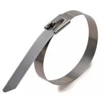 Стяжки кабельные стальные СКС (304) 4,6х350 (100 шт) (PR08.4876). Стяжки кабельные стальные. Промрукав